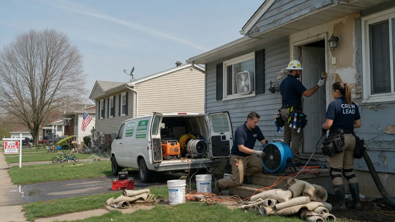 Flood Cleanup in Pocono Pines, PA near me